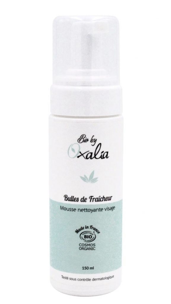 Mousse nettoyante bulles de fraicheur oxalia